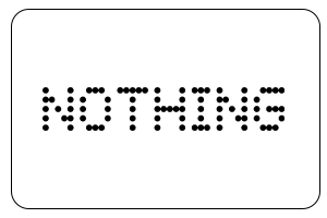 nothing